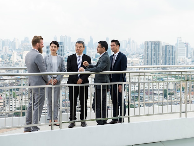 Business Briefing Diversity Presenting Showing